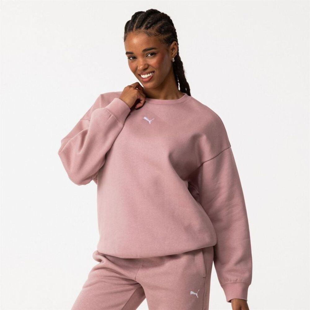 Puma Womens/Ladies Oversized Sweatshirt / Mauve